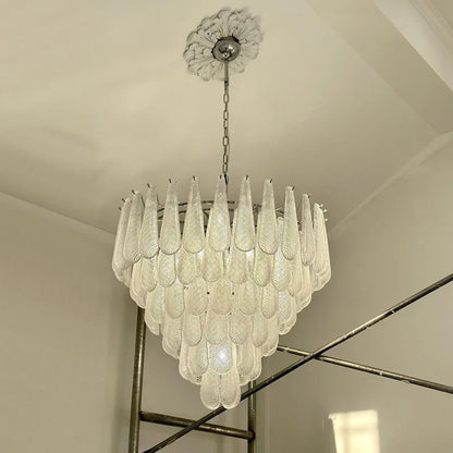 Thérèse Frosted Veil Snowfall Chandelier