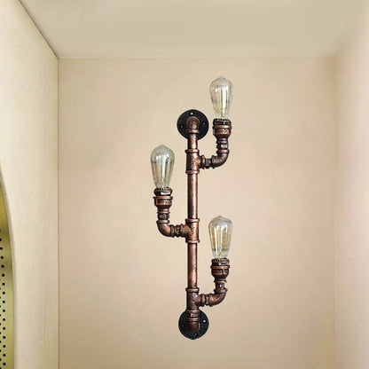Ronan Industrial Water Pipe Wall Sconce