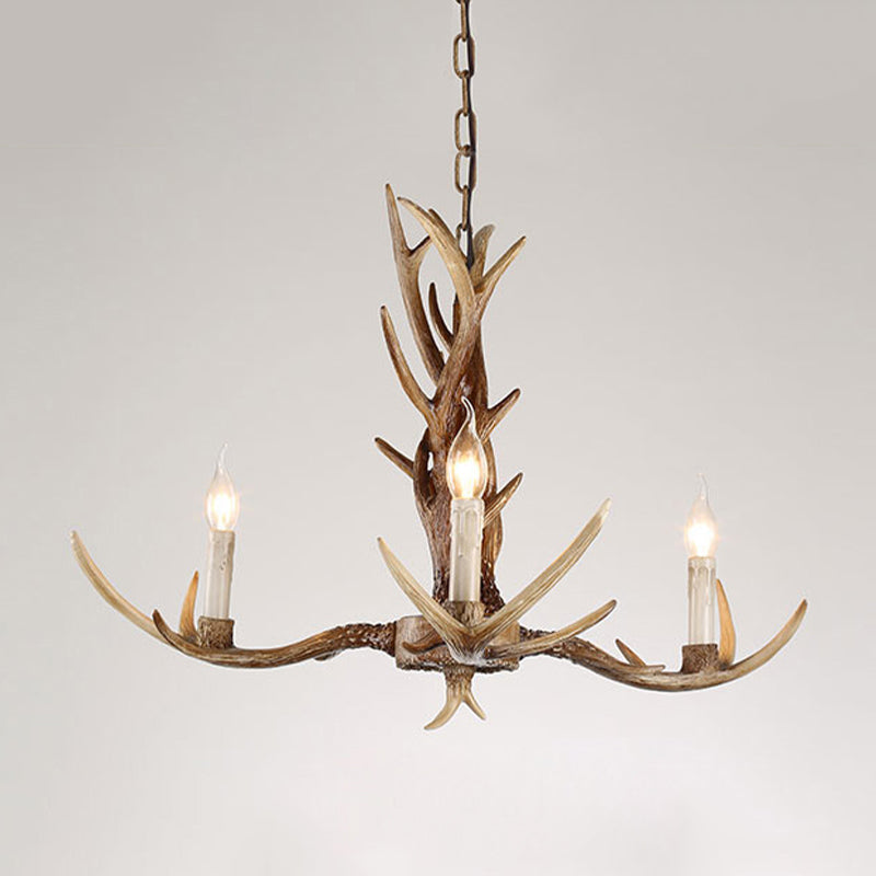 Élodie Antique Candelabra Resin Chandelier