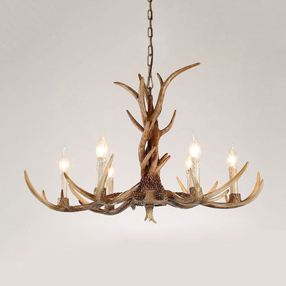 Élodie Antique Candelabra Resin Chandelier