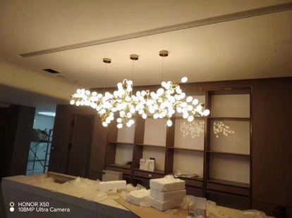 Chloé Golden Grape Vine Chandelier