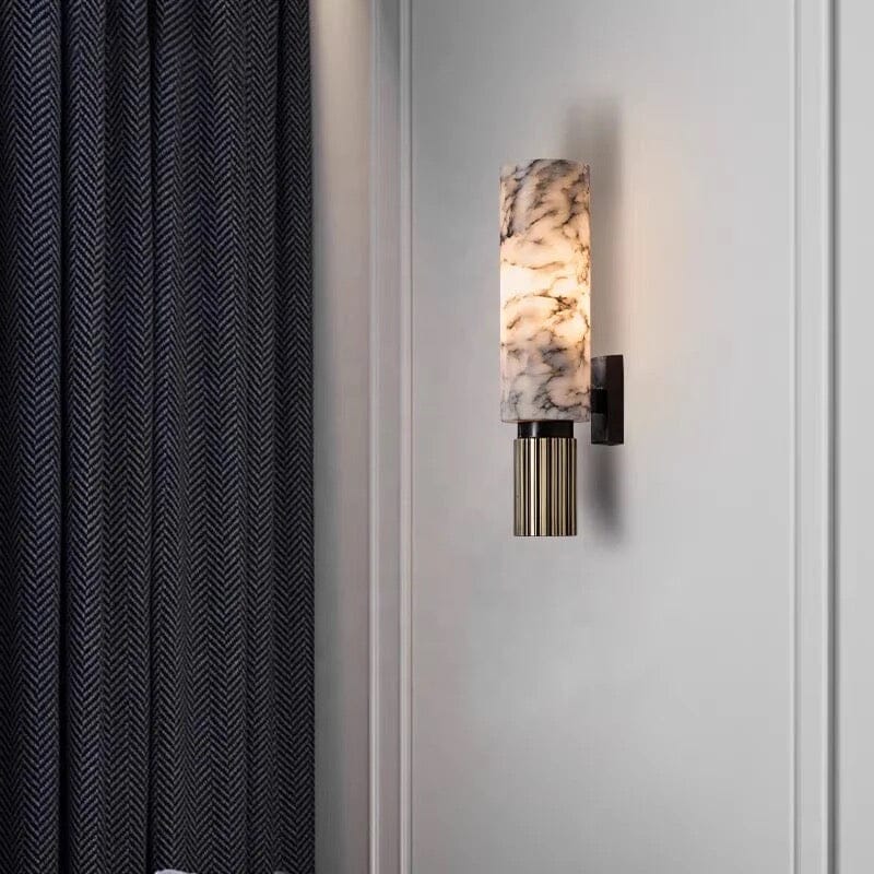 Sylvie Natural Marble Grinded Sconce