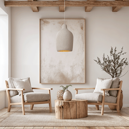 Sakura Wabi-Sabi Resin Pendant Light