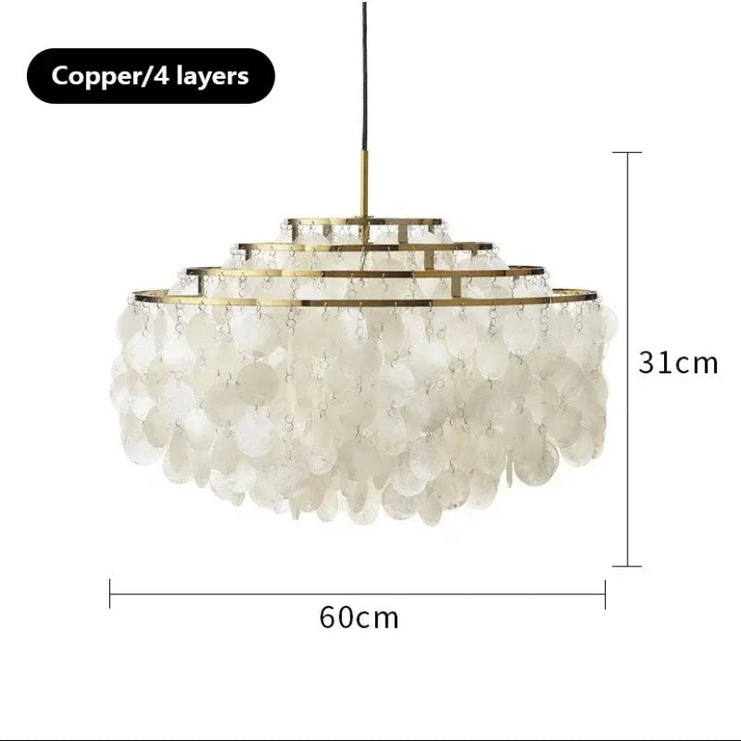 Elena Radiant Shell Pendant Light