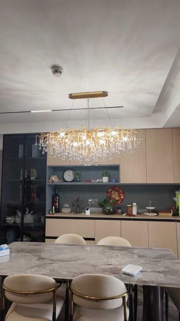 Noémie Waterdrop Luxury Crystal Chandelier