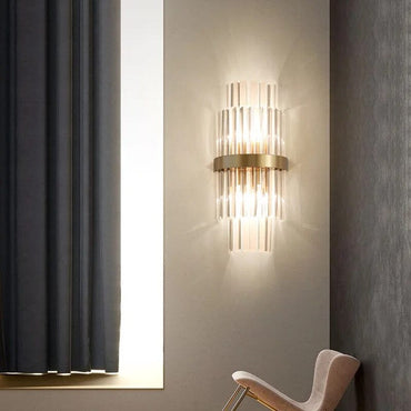 Isabelle Orion Handcrafted Crystal Wall Lamp