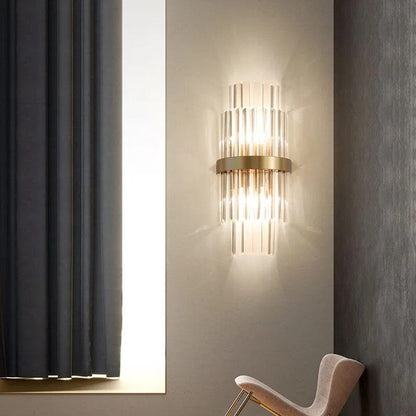Isabelle Orion Handcrafted Crystal Wall Lamp