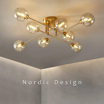 Isabelle Spherical Glass Chandelier