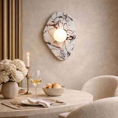 Allegra Marble Wall Lamp