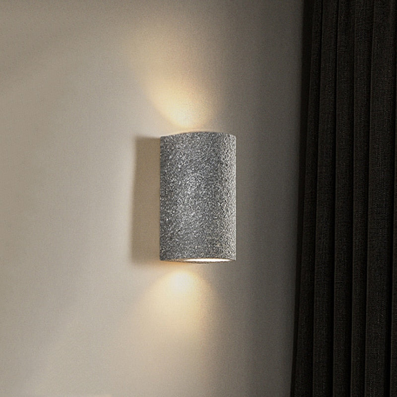 Élise Amaya LED Cement Wall Lamp Modern Up Down Sconce Light