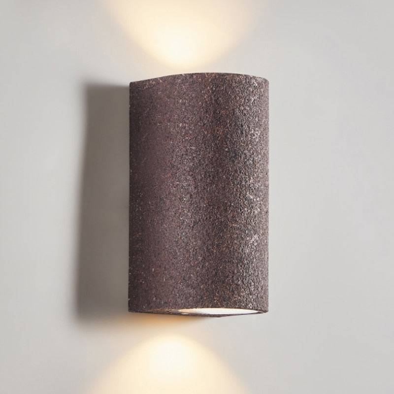 Élise Amaya LED Cement Wall Lamp Modern Up Down Sconce Light
