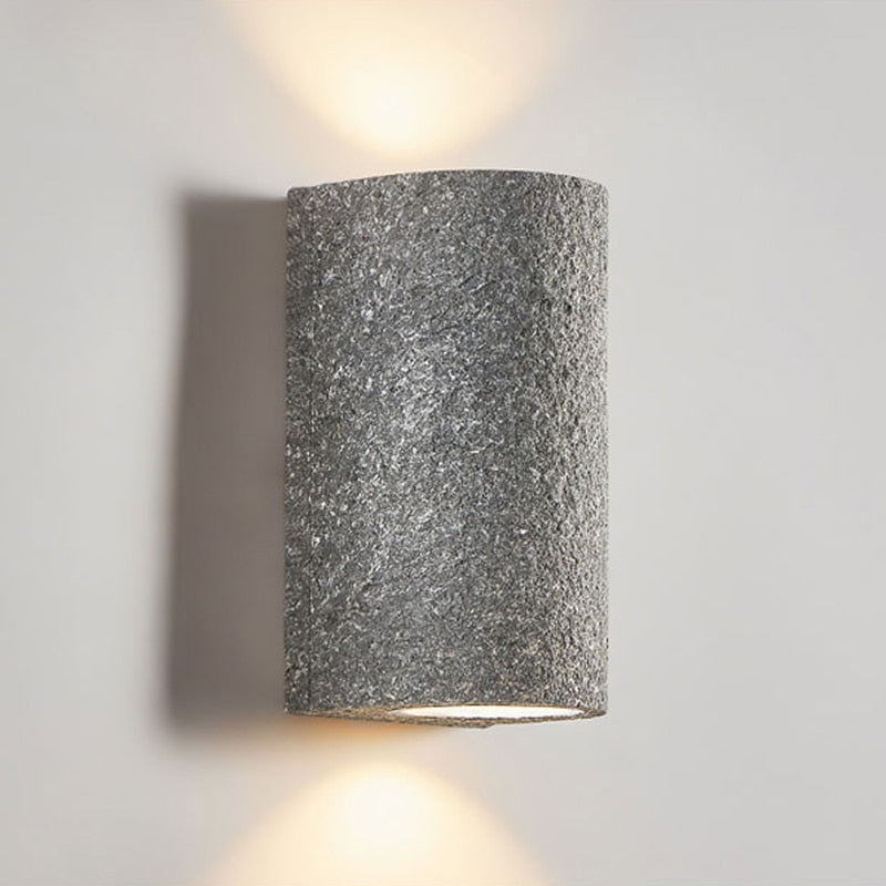 Élise Amaya LED Cement Wall Lamp Modern Up Down Sconce Light
