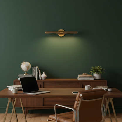 Émile Anvers Picture Wall Lamp with Brass Finish
