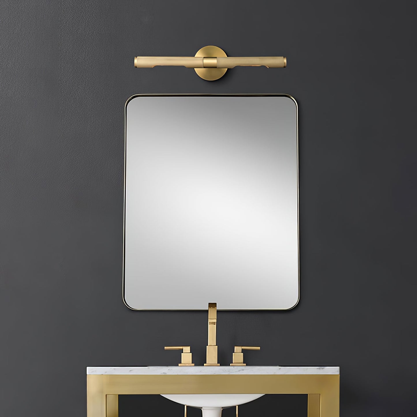 Émile Anvers Picture Wall Lamp with Brass Finish