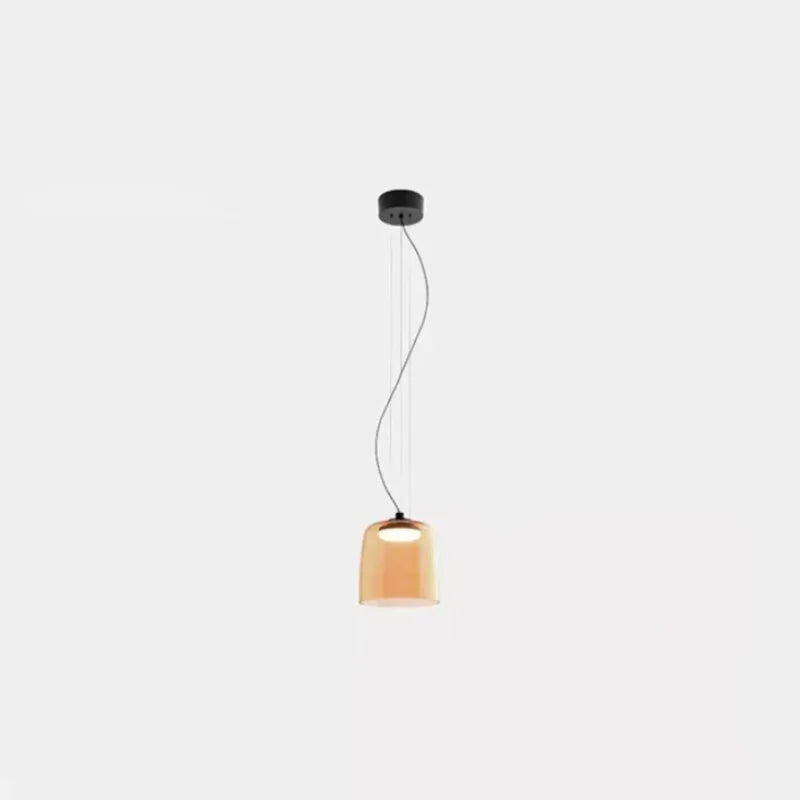 Sophie Aurora Layered Glass Pendant Light Tinted Ceiling Lamp