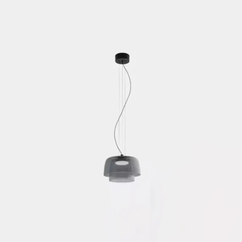 Sophie Aurora Layered Glass Pendant Light Tinted Ceiling Lamp