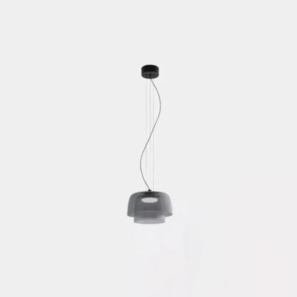 Sophie Aurora Layered Glass Pendant Light Tinted Ceiling Lamp