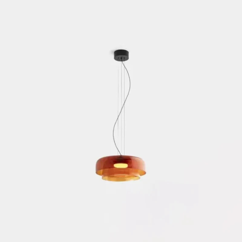 Sophie Aurora Layered Glass Pendant Light Tinted Ceiling Lamp