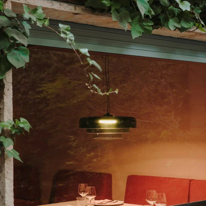Sophie Aurora Layered Glass Pendant Light Tinted Ceiling Lamp