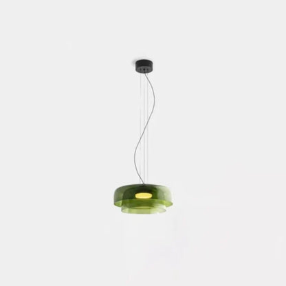 Sophie Aurora Layered Glass Pendant Light Tinted Ceiling Lamp