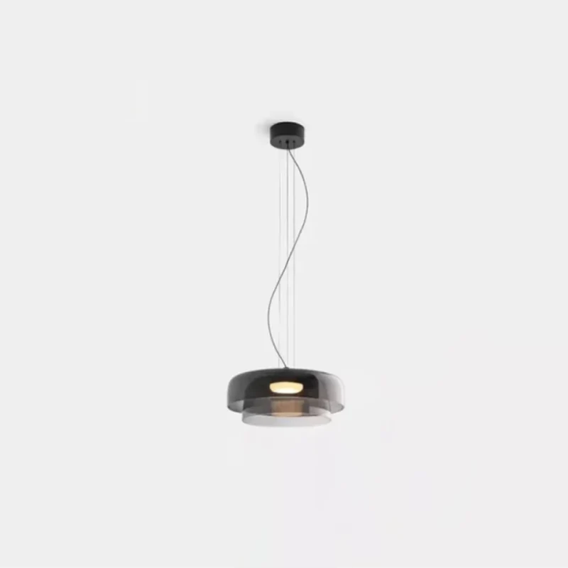 Sophie Aurora Layered Glass Pendant Light Tinted Ceiling Lamp