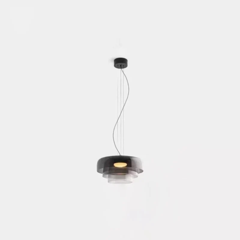 Sophie Aurora Layered Glass Pendant Light Tinted Ceiling Lamp