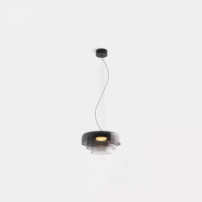 Sophie Aurora Layered Glass Pendant Light Tinted Ceiling Lamp