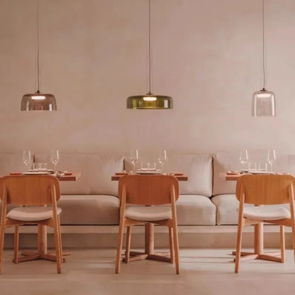 Sophie Aurora Layered Glass Pendant Light Tinted Ceiling Lamp