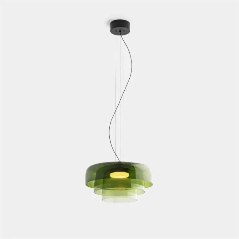Sophie Aurora Layered Glass Pendant Light Tinted Ceiling Lamp