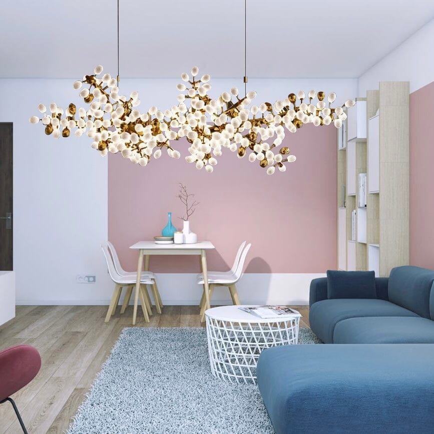Chloé Golden Grape Vine Chandelier