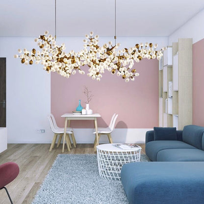 Chloé Golden Grape Vine Chandelier