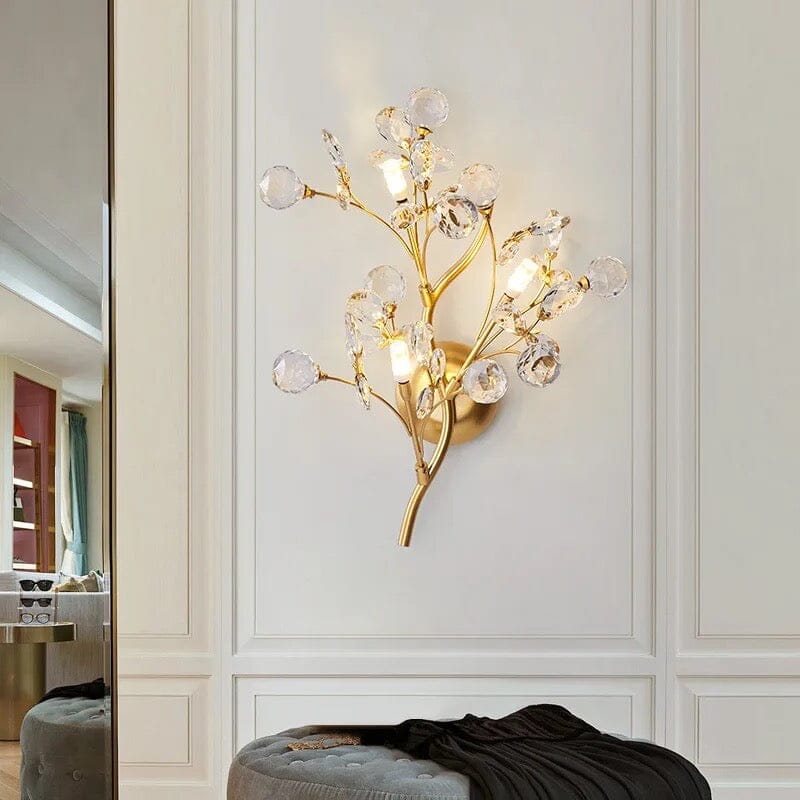 Adele Nature-Inspired Metal Branch Wall Lamp