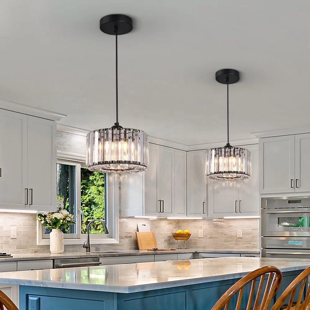 Chloé Crystal Tiered Pendant Light