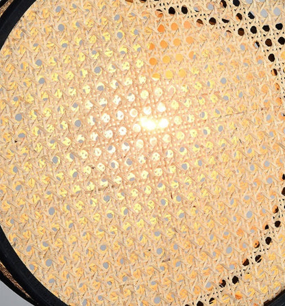 Élise Bali Rattan Round LED Pendant Light