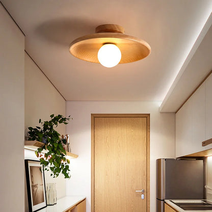 Camille Ribbed Resin LED Pendant Light Nordic Style Ceiling Lamp