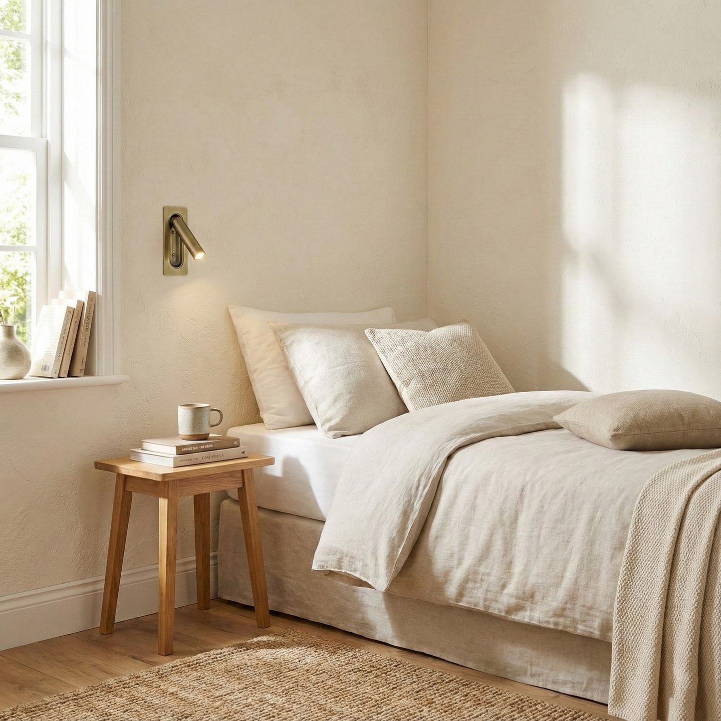 Isabelle Bedside LED Wall Lamp – 360º Directional Reading Light