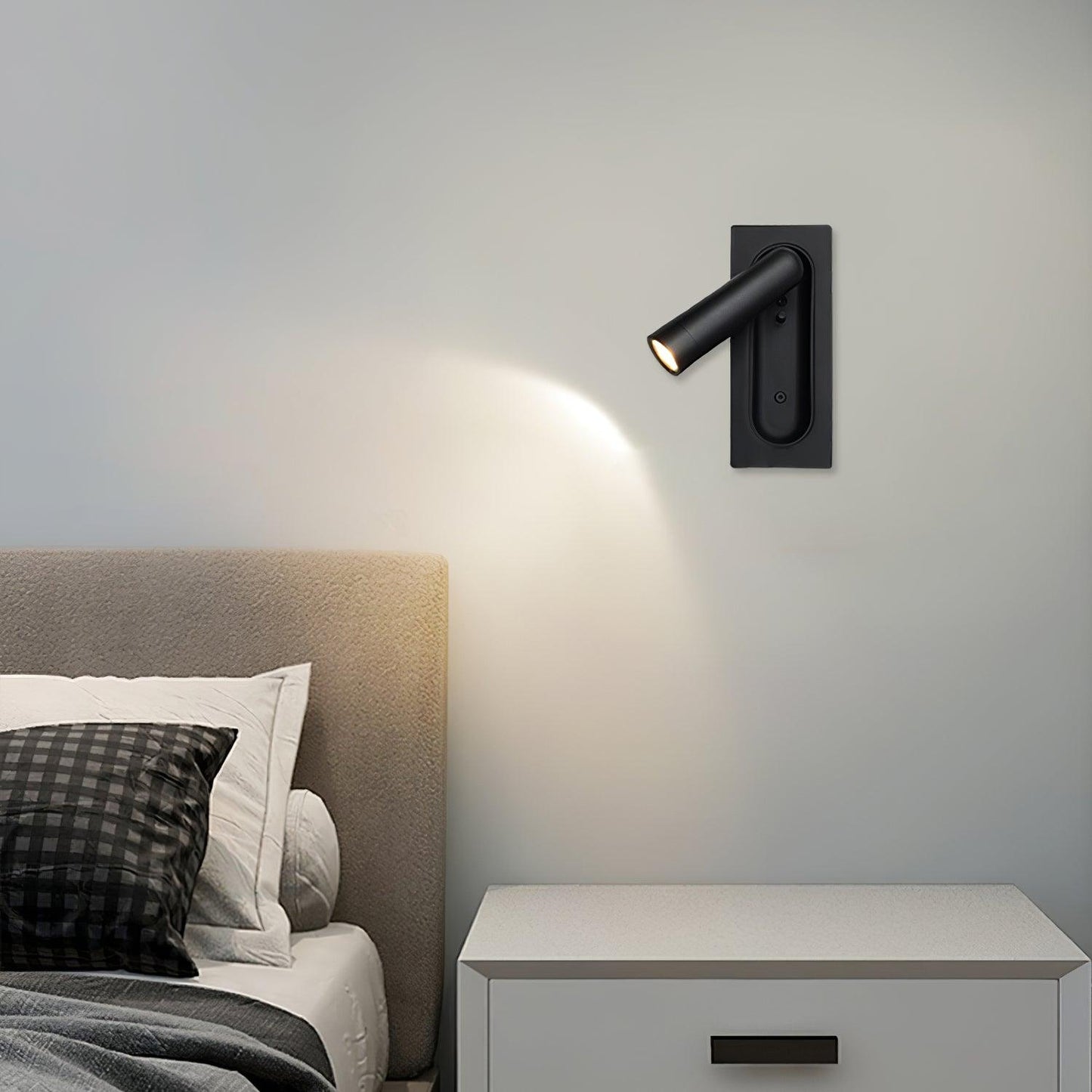 Isabelle Bedside LED Wall Lamp – 360º Directional Reading Light