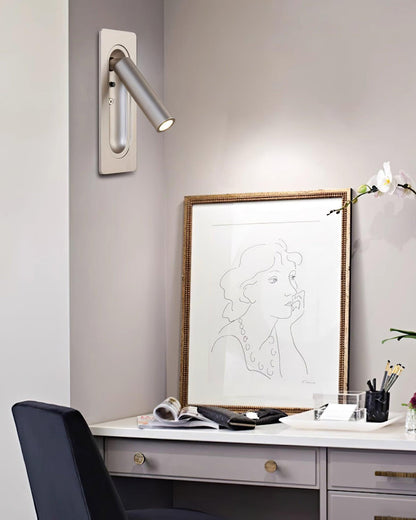 Isabelle Bedside LED Wall Lamp – 360º Directional Reading Light