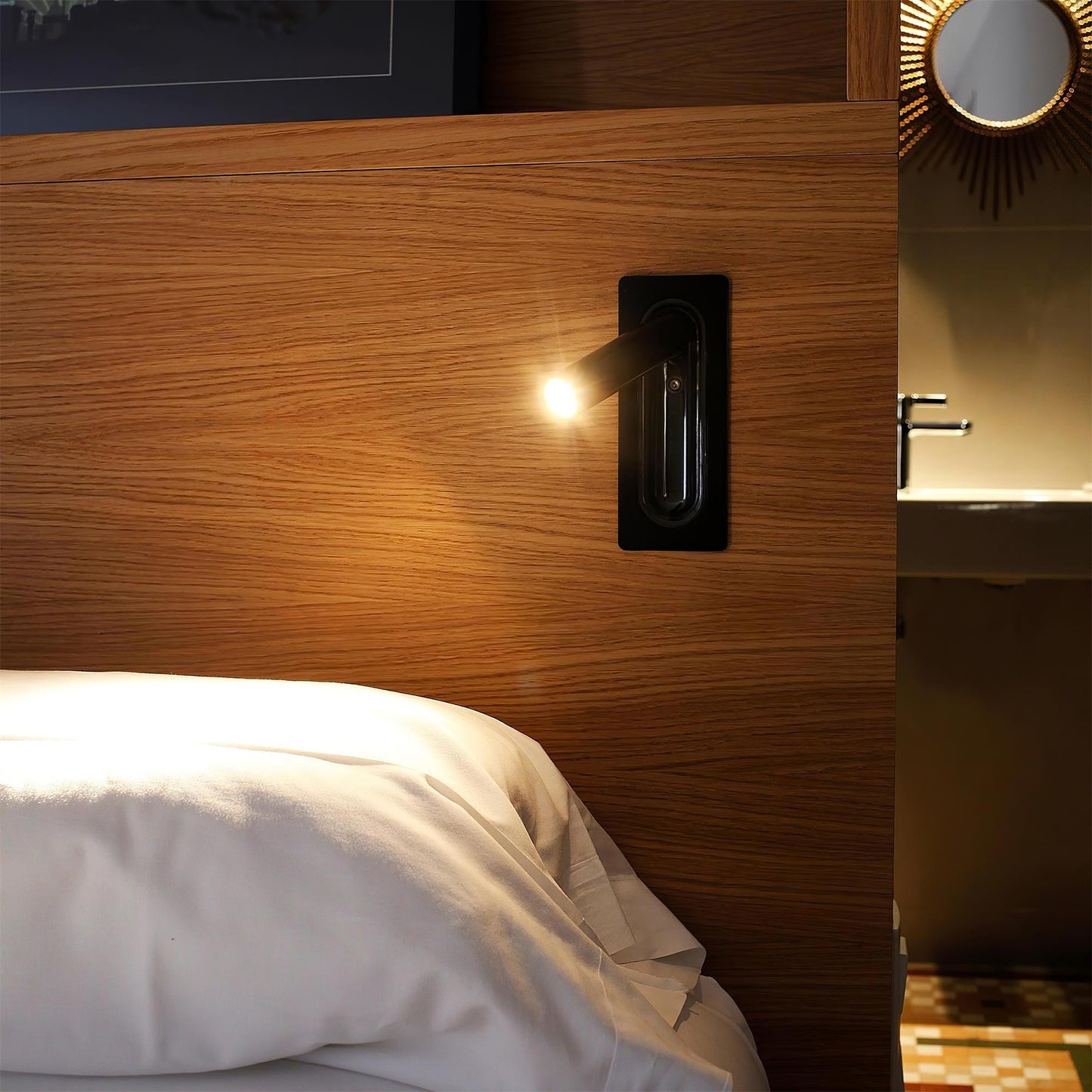 Isabelle Bedside LED Wall Lamp – 360º Directional Reading Light