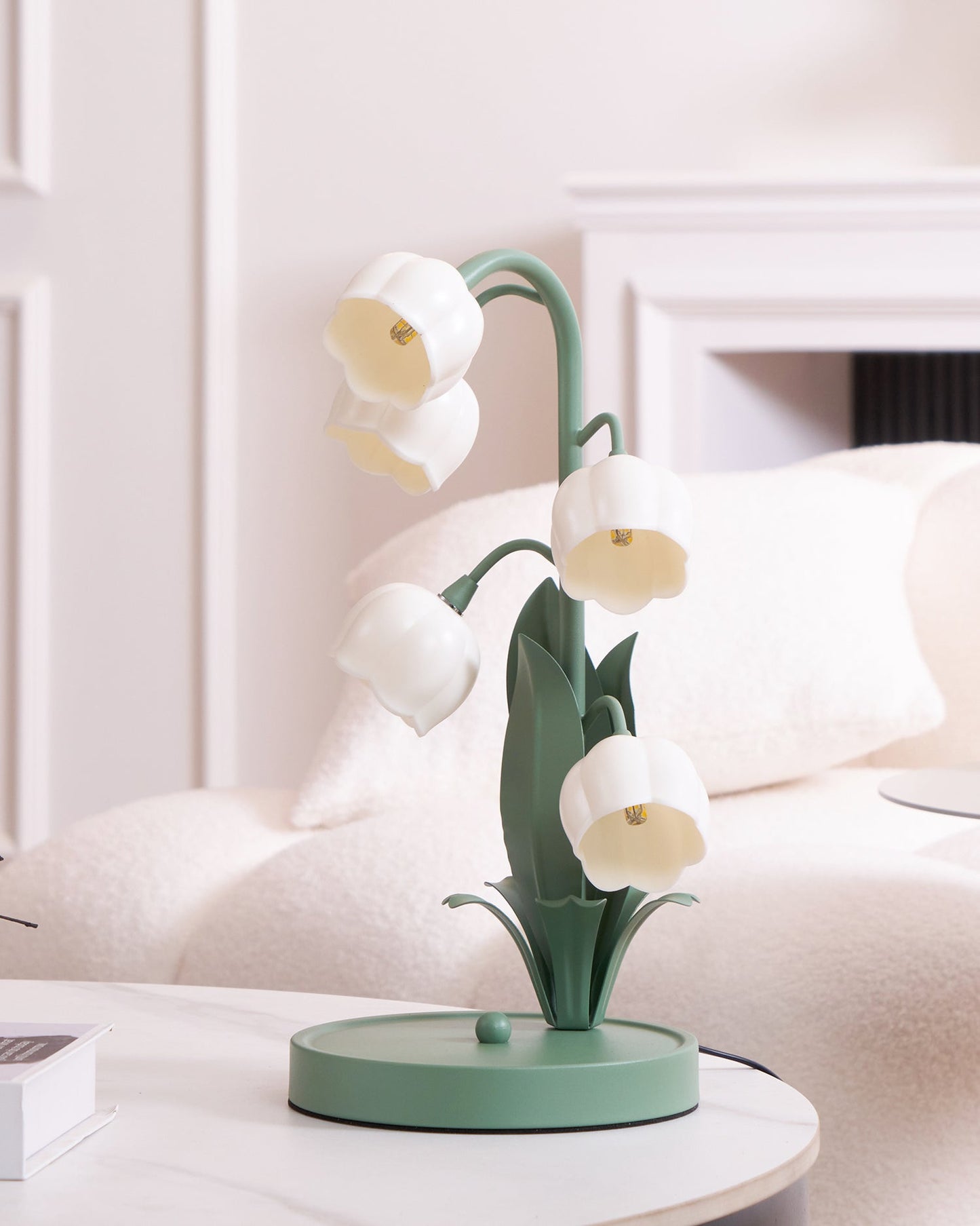 Élodie Orchid Blossom Table Lamp with Artistic Floral Design