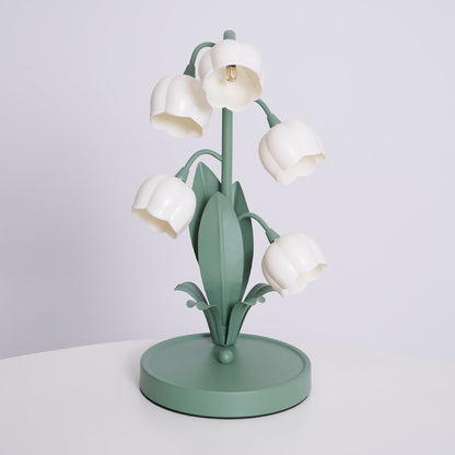 Élodie Orchid Blossom Table Lamp with Artistic Floral Design