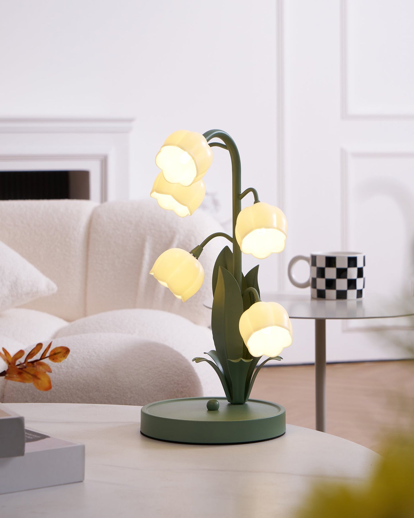 Élodie Orchid Blossom Table Lamp with Artistic Floral Design