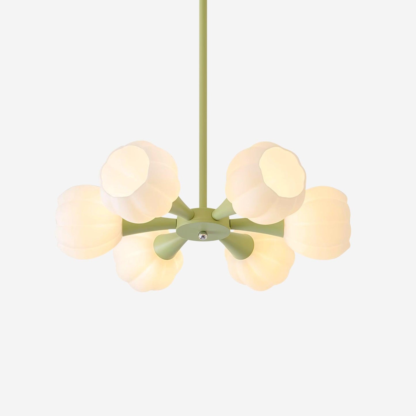 Élodie Pumpkin Glass Chandelier