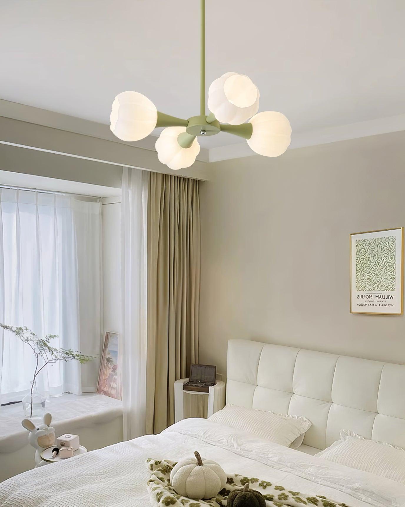 Élodie Pumpkin Glass Chandelier