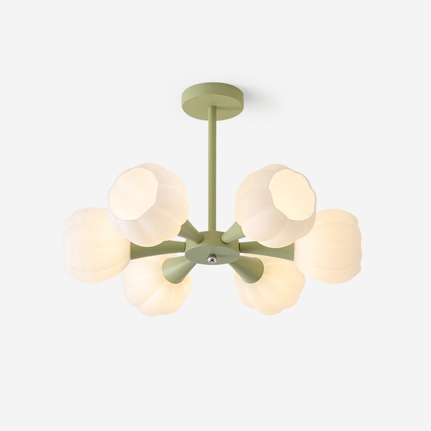 Élodie Pumpkin Glass Chandelier