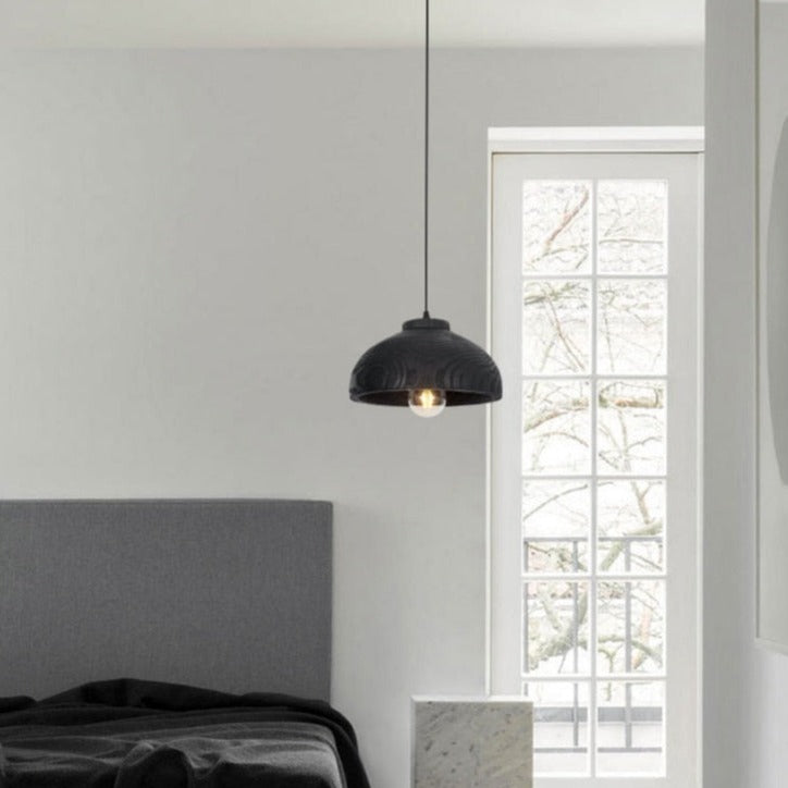 Sophie Blackwood Resin Wood Grain Pendant Light