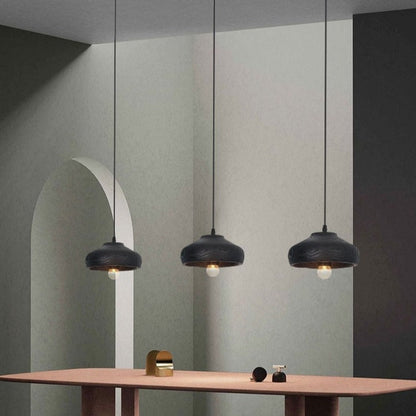 Sophie Blackwood Resin Wood Grain Pendant Light