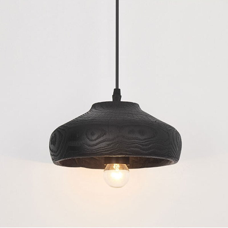 Sophie Blackwood Resin Wood Grain Pendant Light