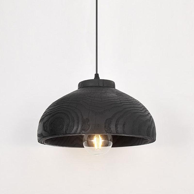 Sophie Blackwood Resin Wood Grain Pendant Light