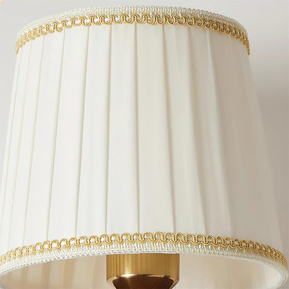 Isabelle Blixen Wall Lamp Wood and Fabric Classic Lighting